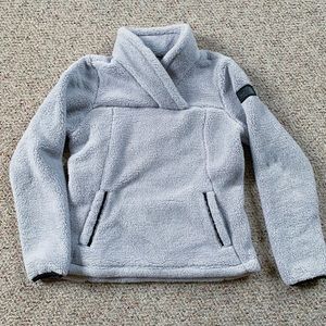 North Face Fleece Wrap Neck Pullover